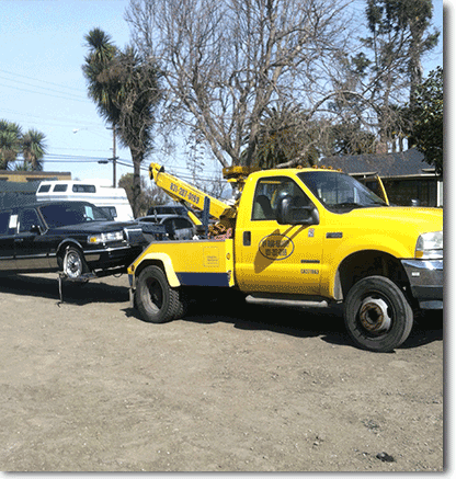 Off-Road Recovery longbed tow truck black